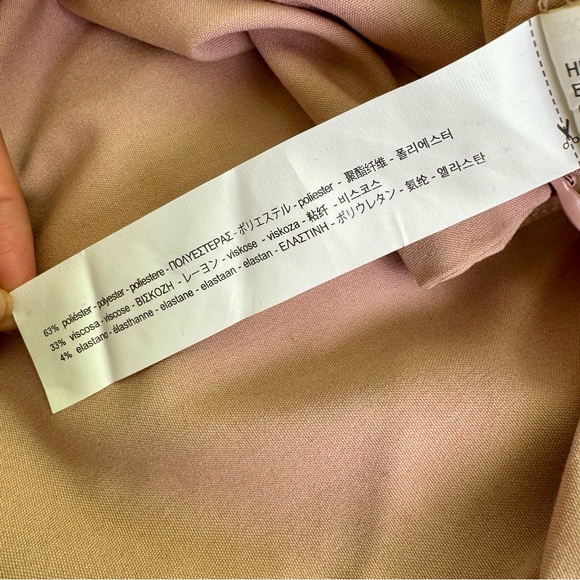 NWT Zara Cape-Like Asymmetric Skirt in Beige Pink Color - Picture 8 of 10